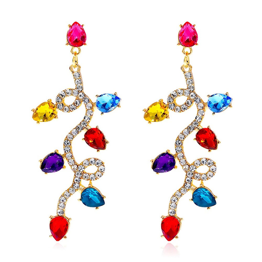 Christmas Lights Statement Earrings